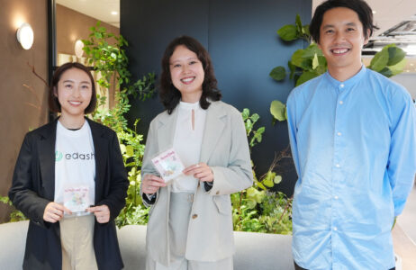 e-dash株式会社の広報の方と中村